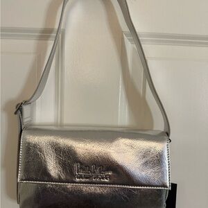 Nicole Miller Metallic Crossbody Bag